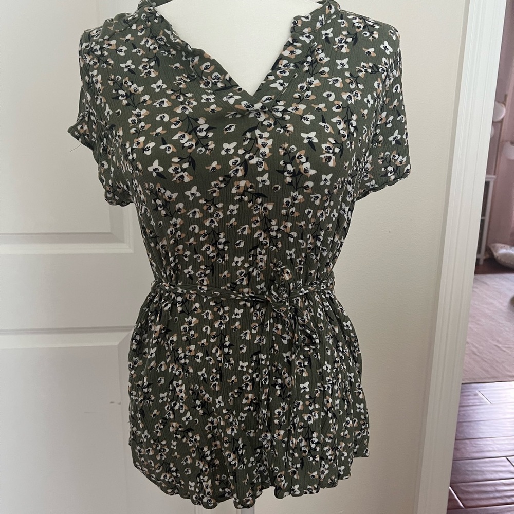 Floral Maternity Blouse